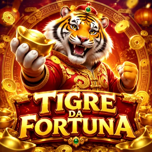Rodada do slot Fortune Tiger com símbolos dourados