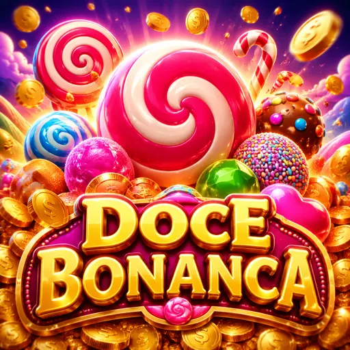 Frutas e doces caindo em rodada de cluster do Sweet Bonanza