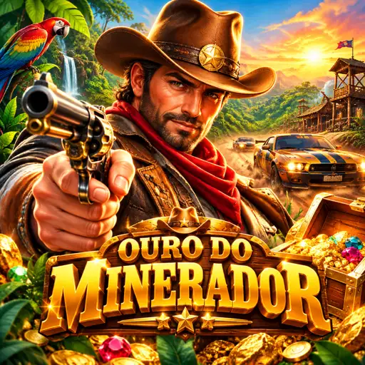 Tema de faroeste com bandidos no slot Wild West Gold